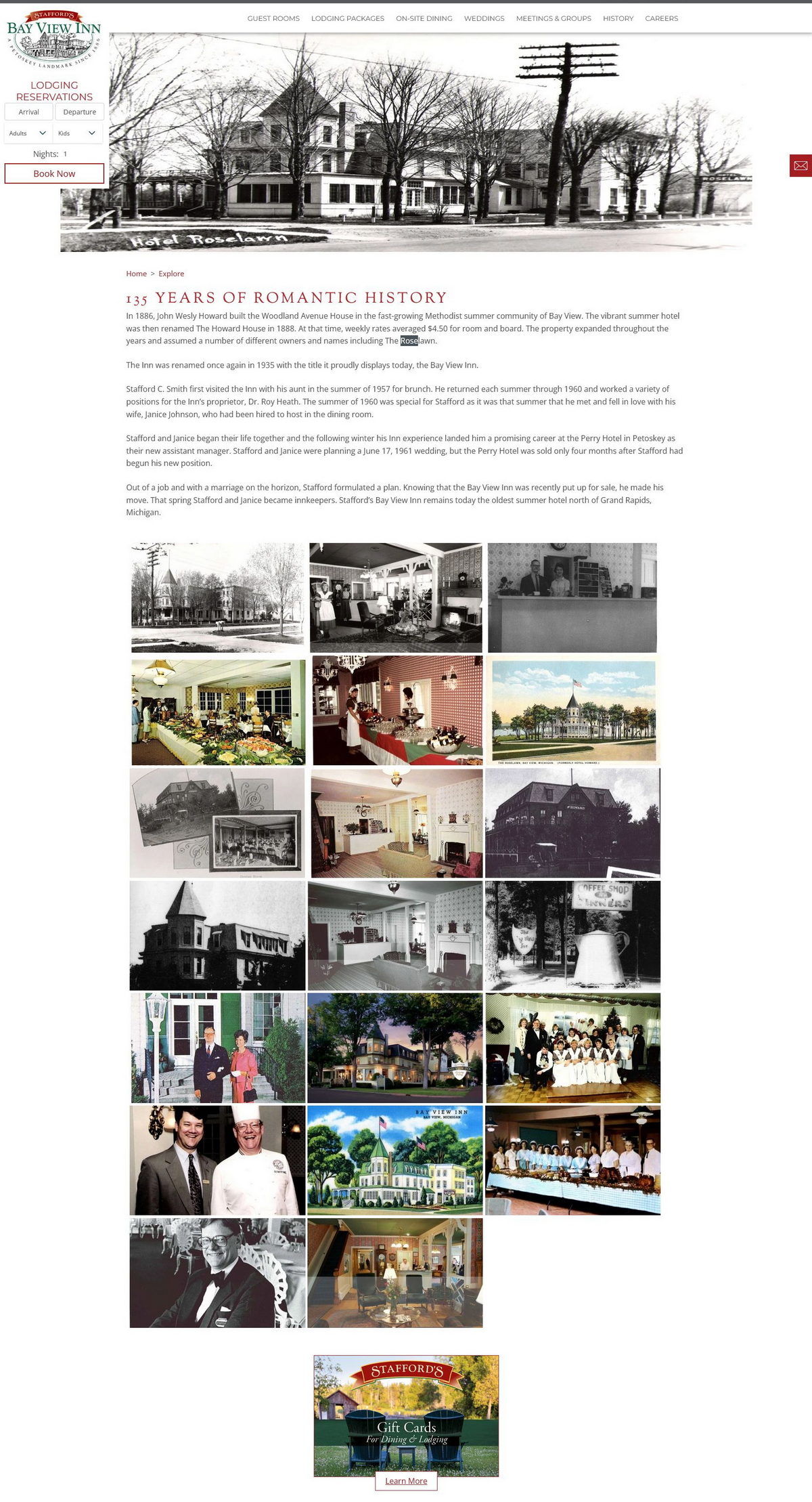 Staffords Bay View Inn (Motel Roselawn) - From Website (newer photo)